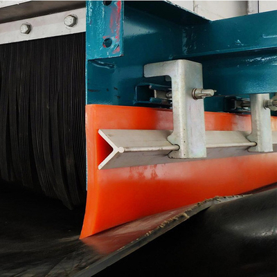 পরিবাহক খনির বাল্ক উপাদান হ্যান্ডলিং জন্য Polyurethane স্কার্ট রাবার