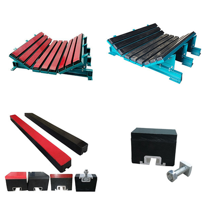 খনির শিল্পের জন্য UHMWPE পরিধান প্রতিরোধী পরিবাহক প্রভাব বিছানা উপাদান হস্তান্তর