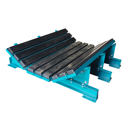 খনির শিল্পের জন্য UHMWPE পরিধান প্রতিরোধী পরিবাহক প্রভাব বিছানা উপাদান হস্তান্তর