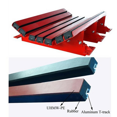 UHMW PE ক্যাপড কনভেয়ার ইমপ্যাক্ট বার 100*55mm 100*75mm ইমপ্যাক্ট বাফার বার