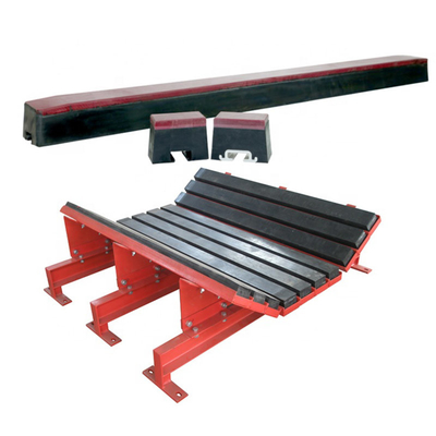 UHMWPE রাবার প্যাড পরিবাহক ইমপ্যাক্ট বার কনভেয়ার সাপোর্ট স্লাইডিং ইমপ্যাক্ট বার