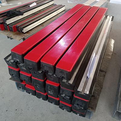 প্রতিস্থাপন কম ঘর্ষণ UHMWPE ইমপ্যাক্ট বার সহ বেল্ট পরিবাহক প্রভাব বিছানা
