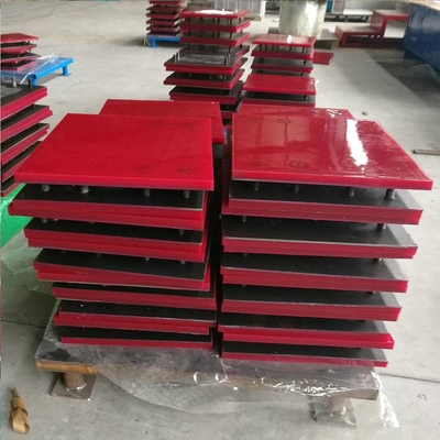 পরিবাহক চুট জন্য Urethane পলিউরেথেন প্রাকৃতিক রাবার আস্তরণের ঢালাই