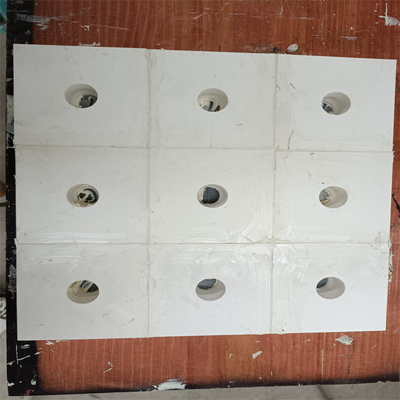 প্রভাব প্রতিরোধী সিরামিক পরিধান টাইলস সিলিন্ডার হেক্সাগোনাল সিরামিক রাবার কম্পোজিট লাইনার